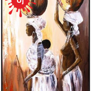 Afrikai nők – VIDEÓS festés