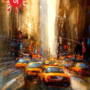 Taxik a városban – VIDEÓS festés