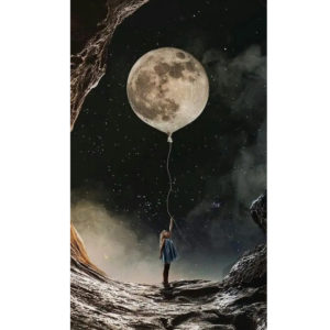 A Holdat a kezemben tartom – VIDEÓS festés