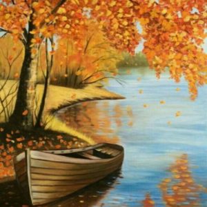 Csónak az őszi fa alatt – Középhaladó