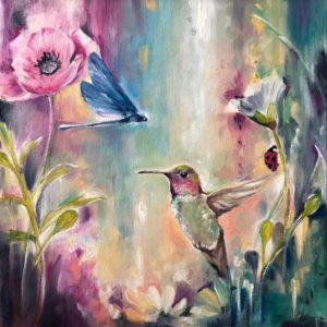 Kolibri virágok között- Középhaladóknak