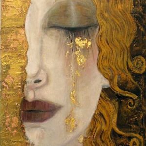 Arany könnyek-Klimt stílusban