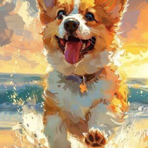 Corgi a tengerparton – Középhaladó
