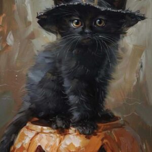 Halloweeni cica- kezdő