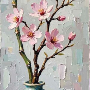 Texturált cseresznyevirág- középhaladó