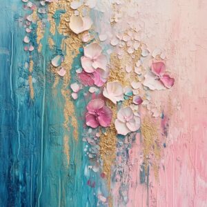 Virágok-struktúrpasztával