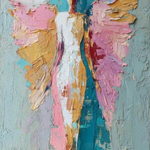 Struktúrpasztás angyalka-kezdő