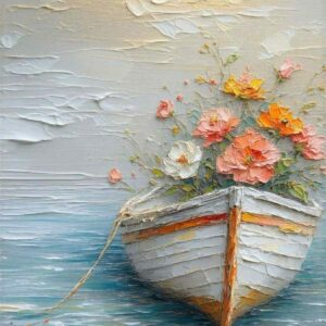 Csónak- festőkéssel