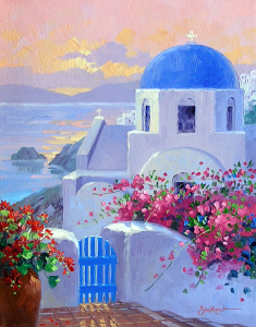 Mikki Senkarik: Santorini