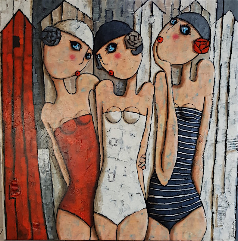 Virginie Matz - Fürdőző gráciák