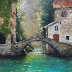 Híd a folyó felett – VIDEÓS festés