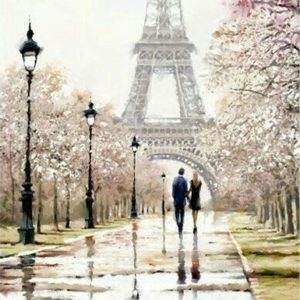Romantika Párizsban- VIDEÓS festés