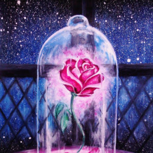 Szépség és a szörnyeteg rózsa – ONLINE festés