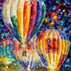 Színes hőlégballonok – VIDEÓS festés