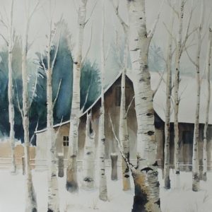 Tél az erdő mélyén- ONLINE festés