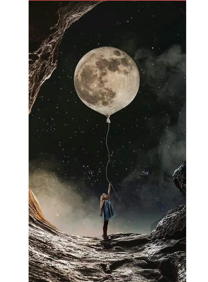 A holdat a kezemben tartom - YourArt - Otthoni élményfestő szett