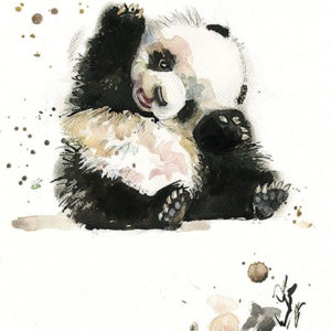 Panda maci – VIDEÓS festés