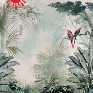 Papagájok az erdőben – VIDEÓS festés