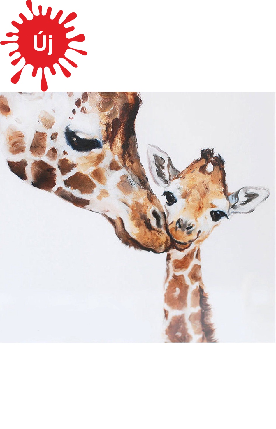 Zsiráf mama a gyermekével - YourArt - Otthoni élményfestő szett