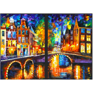 Amszterdamban – Páros festés – Stúdiós festés