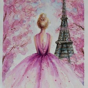 Párizs rózsaszínbe borulva