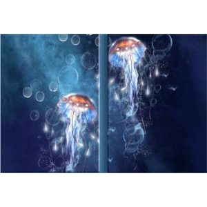 Gyönyörű medúzák – Páros festés