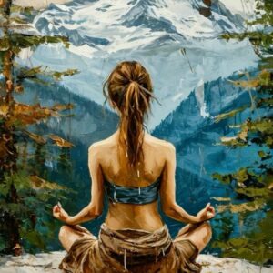 Meditálás a hegyen