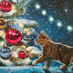 Cica karácsony éjjelén