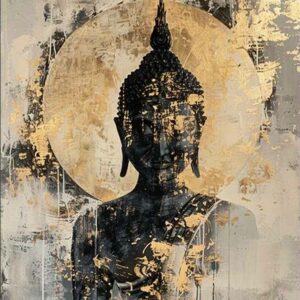 Absztrakt Buddha