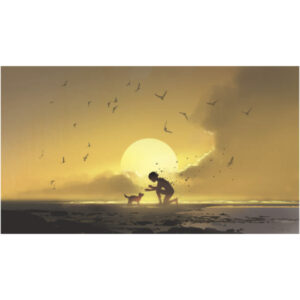 Kiskutya a gazdájával – Your Art Stúdió